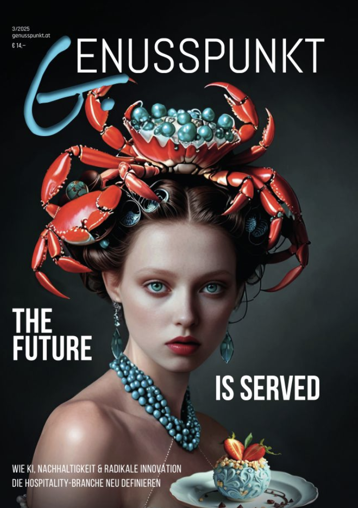 Cover Genusspunkt 03/2025 – The Future Is Served