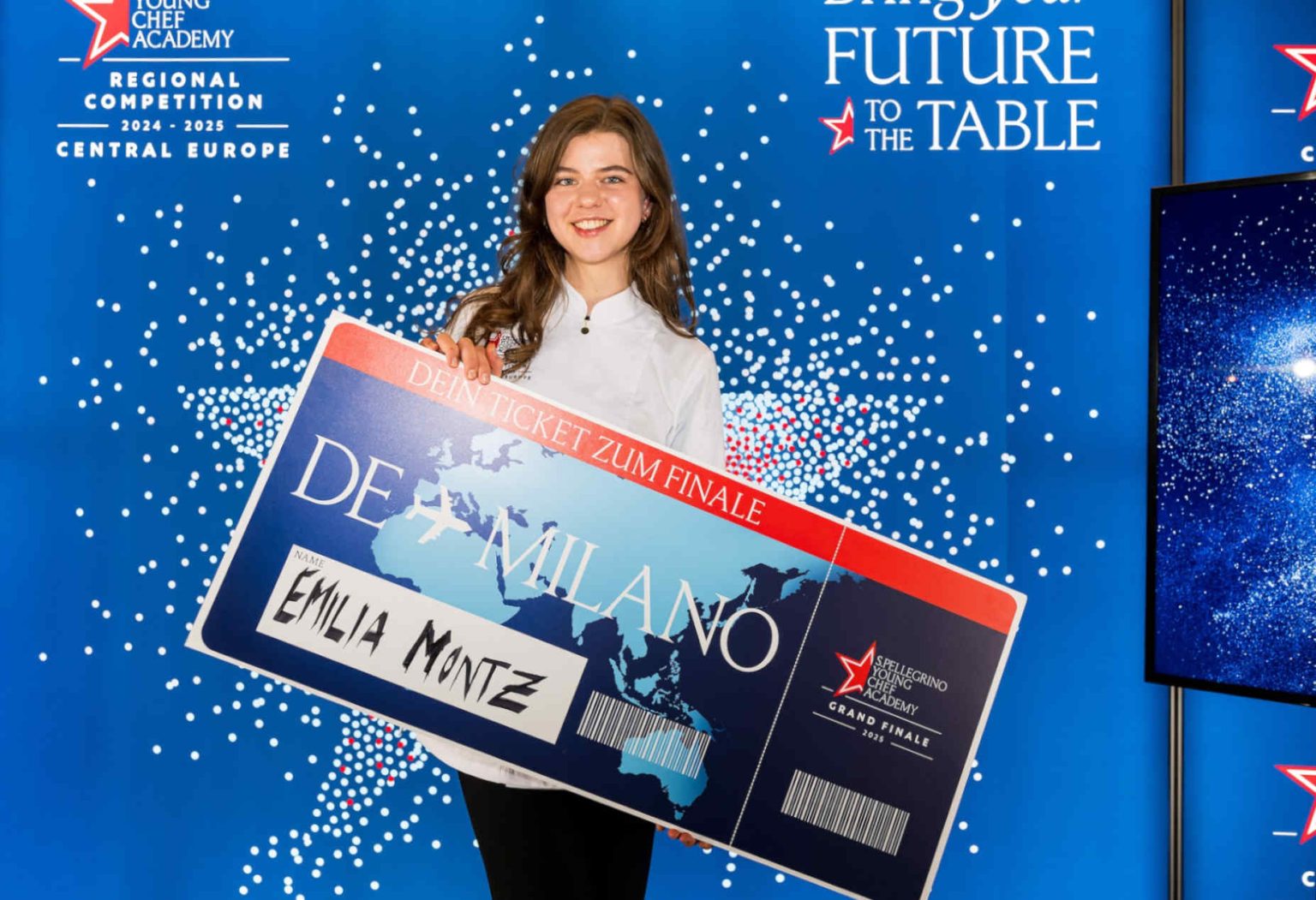 Julia Montz gewinnt den Vorentscheid des Awards der S.Pellegrino Young Chef Academy © S.Pellegrino