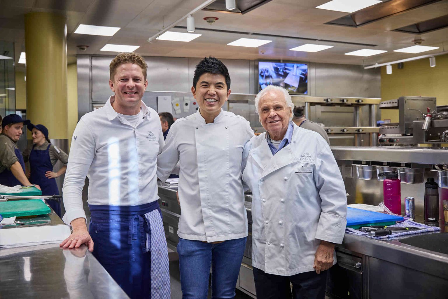 Martin Klein, Thitid Tassanakajohn und Eckart Witzigmann © Helge Kirchberger Photography