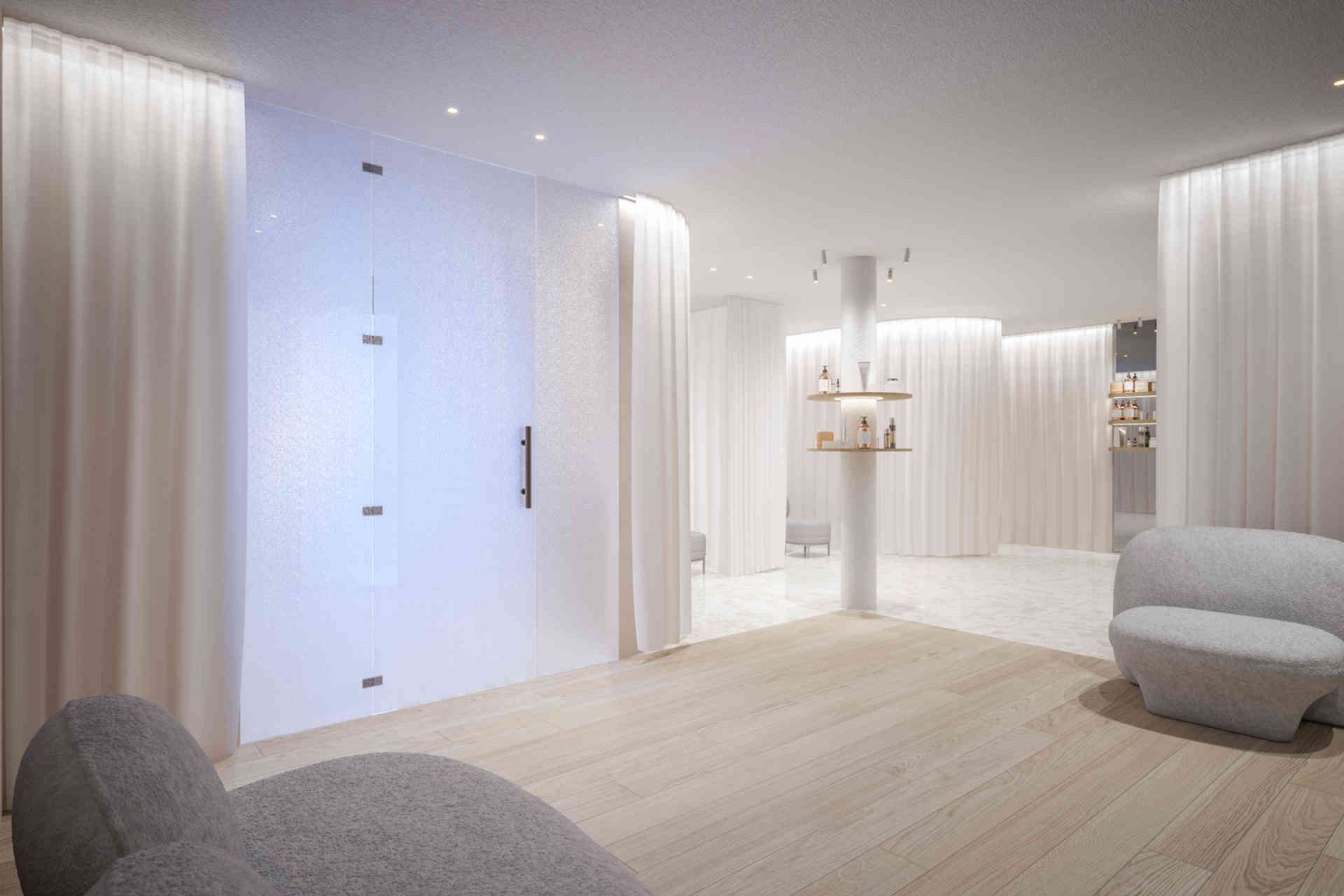 Der Waldspa-Health-Bereich © Naturhotel Forsthofgut