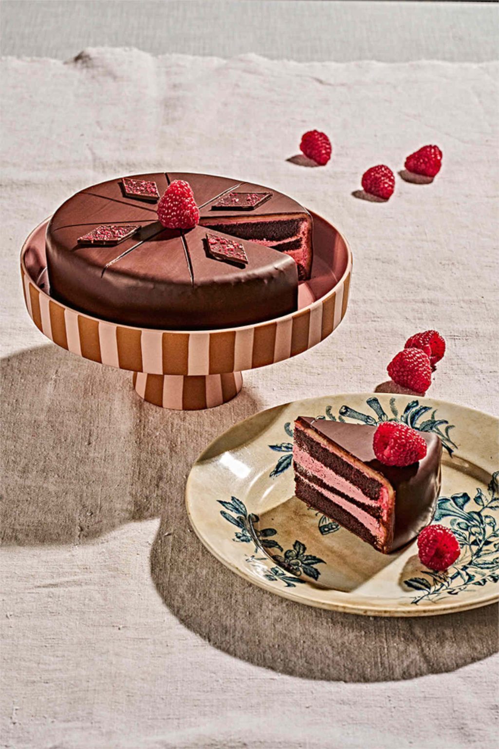 Vegane Schoko-Himbeer-Torte © Callwey Verlag