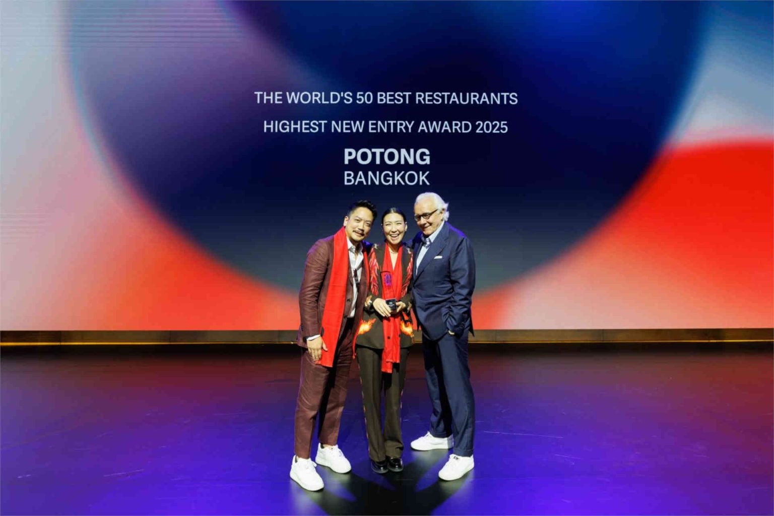 Potong in Bangkok erhält den Highest New Entry Award © World’s 50 Best Restaurants
