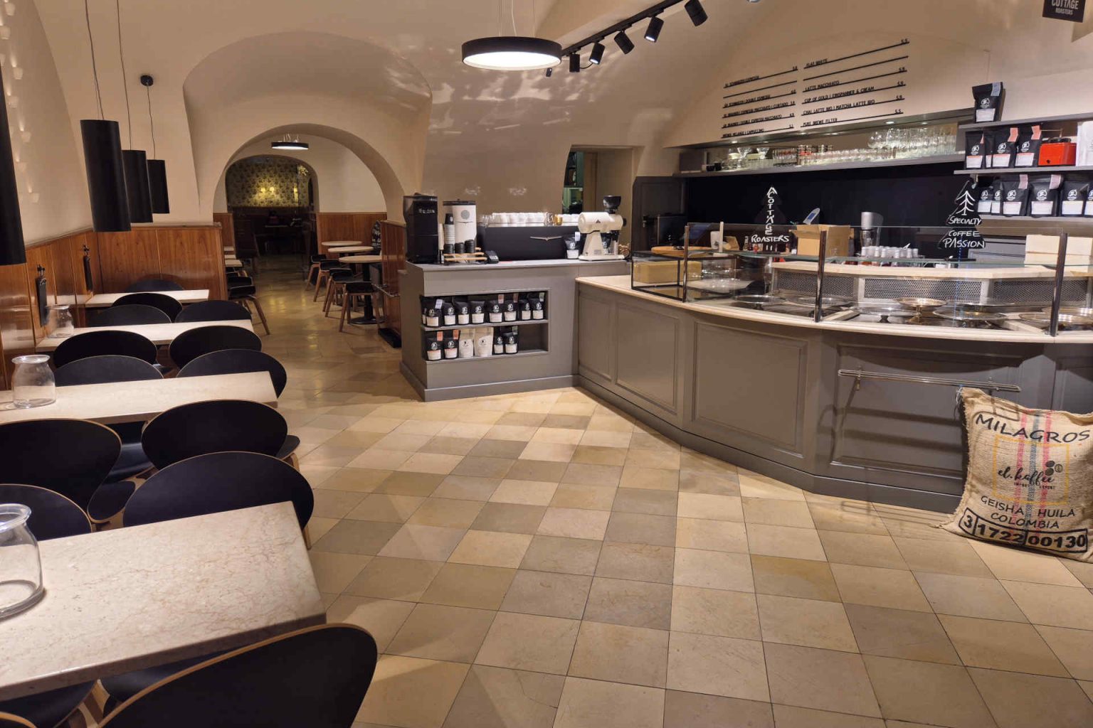 Interieur des „Kleinen Diglas“ © Cottage Roasters