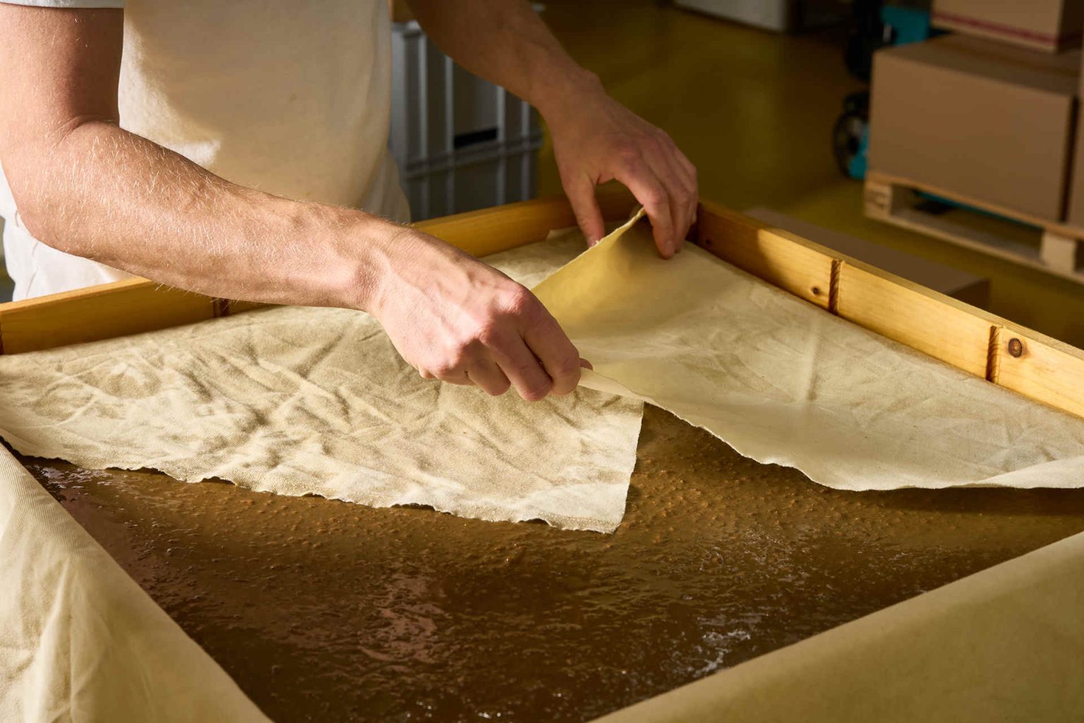 Bei LUVI in der Produktion © Julia Hildebrand