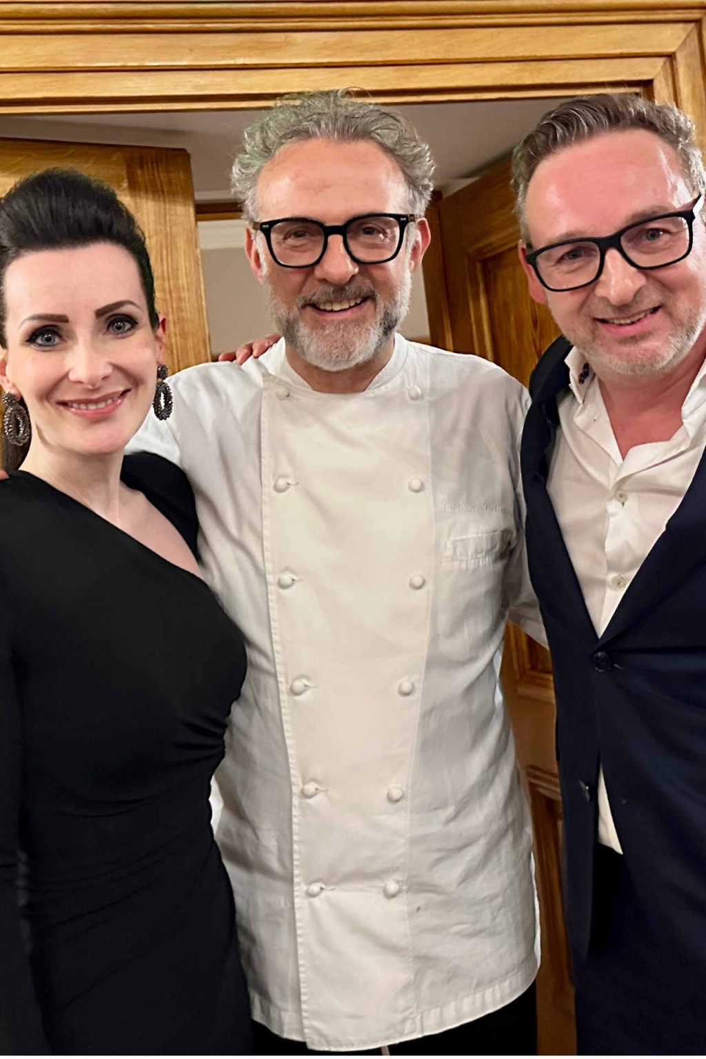 v. l.: Alexandra Gorsche, Massimo Bottura, Heimo Jessenko © Genusspunkt